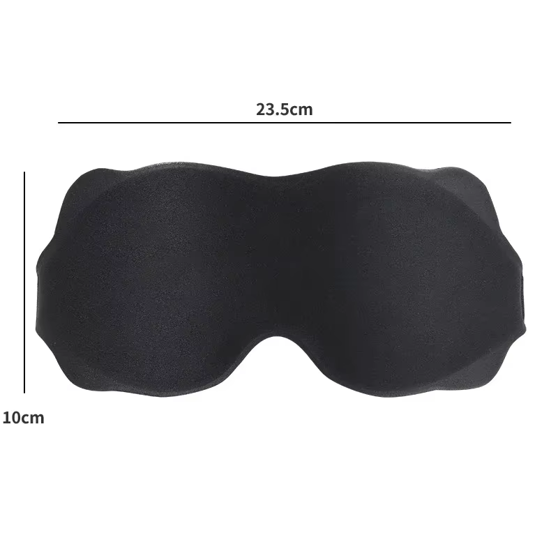 3D Sleeping Mask – Camel, vista frontal e interior