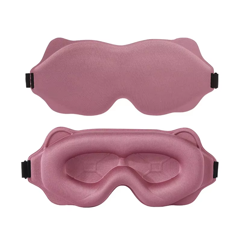 3D Sleeping Mask – Purple oscuro, vista lateral
