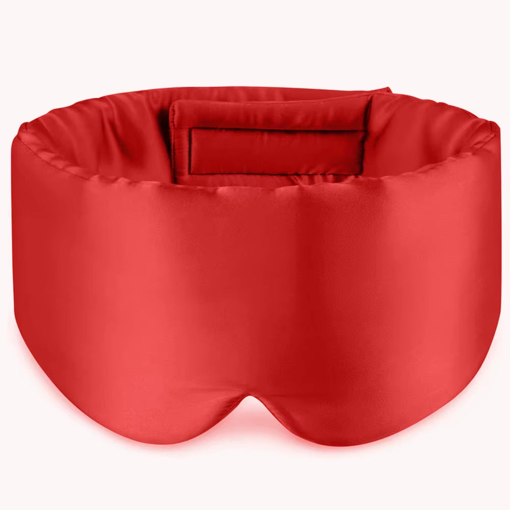 100% Mulberry Silk Sleeping Mask Eyepatch Blocking Light Eyemask Soft Padded Travel Sleeping Aid for Sleep Patch Slaapmasker