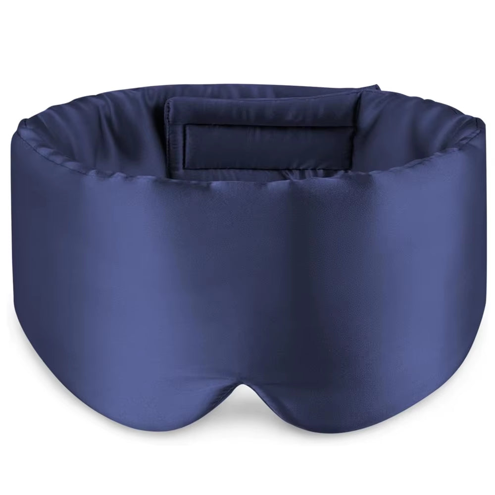 100% Mulberry Silk Sleeping Mask Eyepatch Blocking Light Eyemask Soft Padded Travel Sleeping Aid for Sleep Patch Slaapmasker