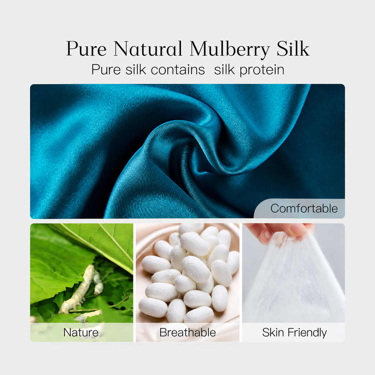 Mulberry silk sleep mask lifestyle detail