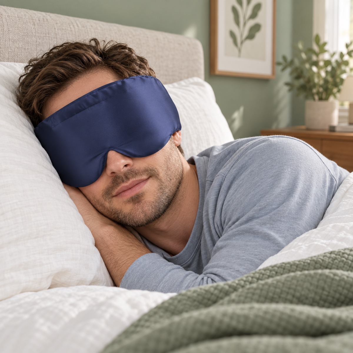 100% Mulberry Silk Sleeping Mask – Luxuriously Soft Eye Mask | DawnRadiance