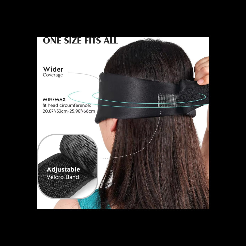 100% Mulberry Silk Sleeping Mask Eyepatch Blocking Light Eyemask Soft Padded Travel Sleeping Aid for Sleep Patch Slaapmasker